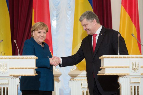 Порошенко проведет 12 апреля в Берлине переговоры с Меркель