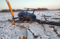 Под Киевом произошла авария с вертолетом