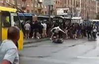В Киеве подрались фанаты киевского и загребского "Динамо"