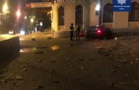 В Киеве пьяный водитель на Audi влетел в Национальную филармонию