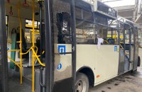 Росіяни обстріляли автобусний парк у Херсоні