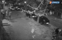 Появилось видео взрыва на Соломенке