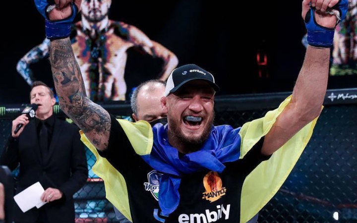 Український чемпіон Bellator Амосов проведе захист титулу 25 лютого проти американського бійця