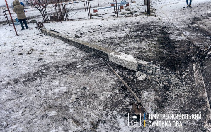 За день окупанти обстріляли пʼять громад Сумщини