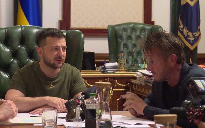 ​Володимир Зеленський зустрівся із Шоном Пенном