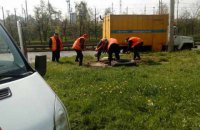 В Киеве застройщик забетонировал канализацию в районе ж/д вокзала