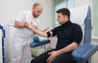Зеленский выложил в Facebook результаты исследования на наркотики с датой взятия крови 2 апреля, а потом поменял на 5 апреля