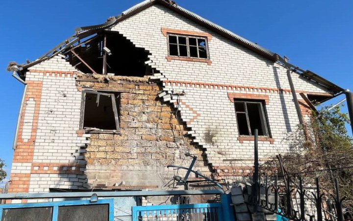 Росіяни чотири рази за день обстріляли Нікополь 