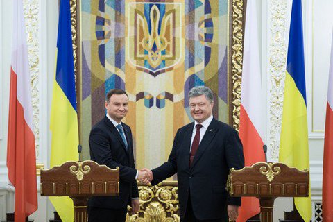 Президенты Украины и Польши подписали совместную декларацию (текст)