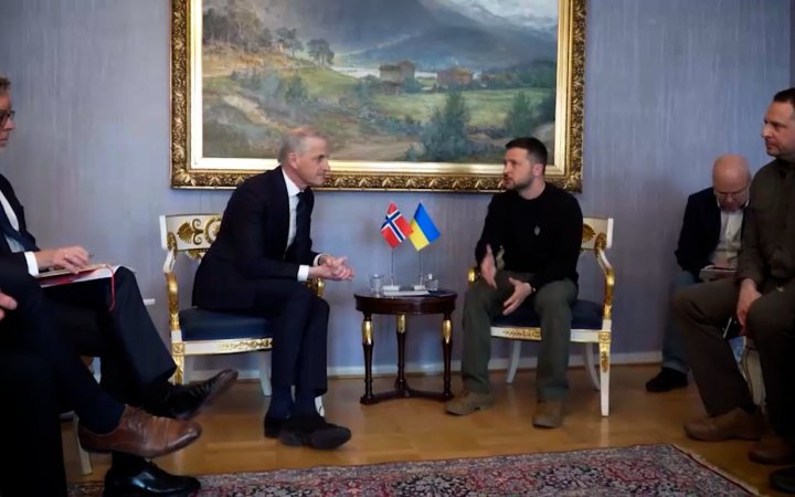 Зеленський зустрівся зі спікером парламенту Фінляндії та прем’єр-міністром Норвегії