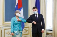 Зеленський прийняв вірчі грамоти у послів Сербії, Куби та Казахстану