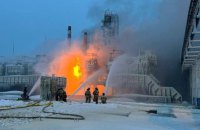 У порту Усть-Луги в Росії палає термінал компанії "Новатек"
