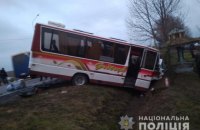 На Волыни столкнулись два автобуса, пострадало восемь человек