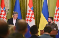Зеленский подписал с премьером Хорватии Декларацию по европейской перспективе Украины