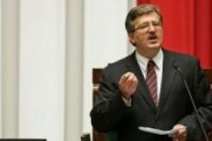 И.о президента Польши назначен маршал сейма Коморовский
