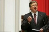 И.о президента Польши назначен маршал сейма Коморовский