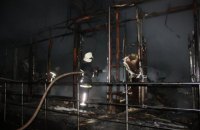 У Кропивницькому згорів торговий ряд із чотирьох магазинів