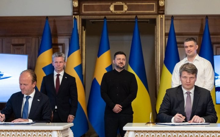 Україна підписала угоду зі Швецією про постачання сучасних винищувачів Gripen