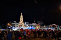 У Києві запалили головну ялинку країни