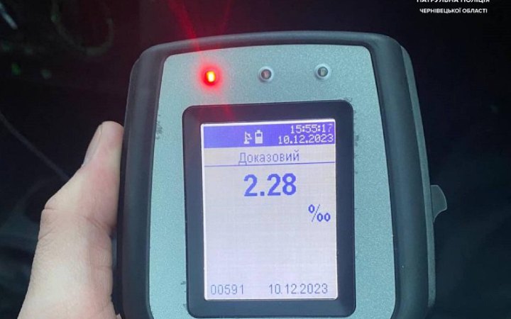 У Чернівцях затримали п'яного водія автобуса: алкоголь у крові перевищував норму в 11 разів