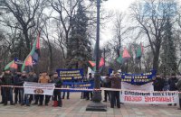 Профсоюз шахтеров устроил пикет Верховной Рады