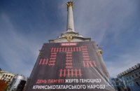 На Майдані вшанували пам'ять жертв геноциду кримських татар