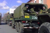 До центру Москви стягують військову техніку