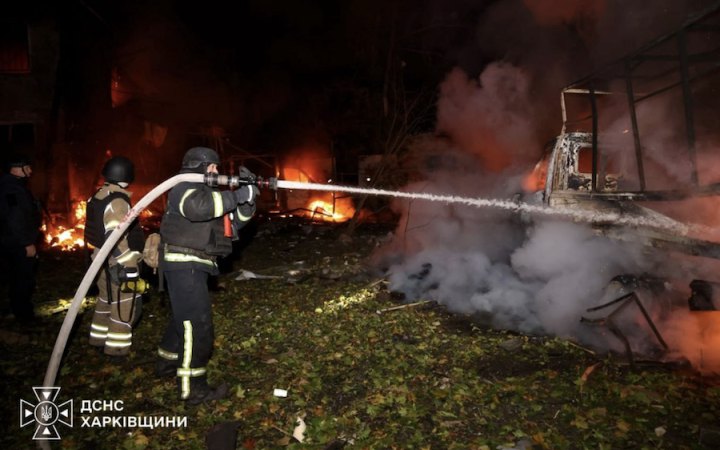 Російська "Бандероль" атакувала вночі Харків. Є потерпілі (оновлено)