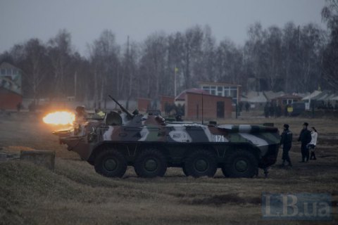 Звуки взрывов в Киеве раздавались из-за стрельб на полигоне Нацгвардии