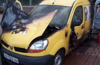 В Киеве взорвалась автокофейня