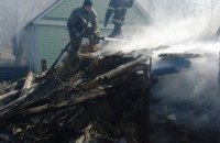 В Житомирской области пожар сухостоя едва не уничтожил село