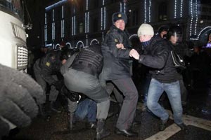 Среди задержанных активистов в Москве не нашли украинцев 