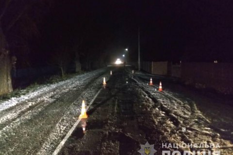 У Запорізькій області поліція розшукує водія, який збив двох школярів