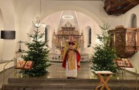 Священник ПЦУ вперше помолився з українською громадою в Данії