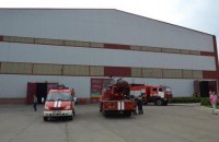 В Днепре произошел пожар на аккумуляторном заводе