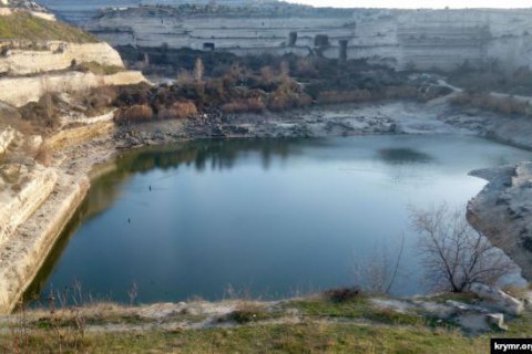 В Инкерманском карьере в Крыму закончилась вода