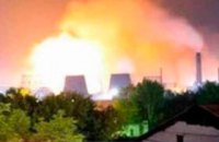 В Горловке горел завод Фирташа