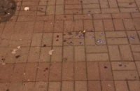 В центре Киева избили французских футбольных фанатов