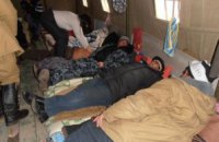 ​Голодающие чернобыльцы немного померзли ночью