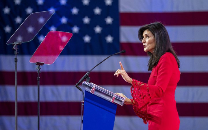 Кандидатка в президенти США від республіканців Ніккі Хейлі виступила за підтримку України
