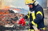 У Броварському районі після російської атаки ліквідували чотири пожежі