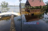 У акваторії Миколаєва рівень води знизився до 88 сантиметрів