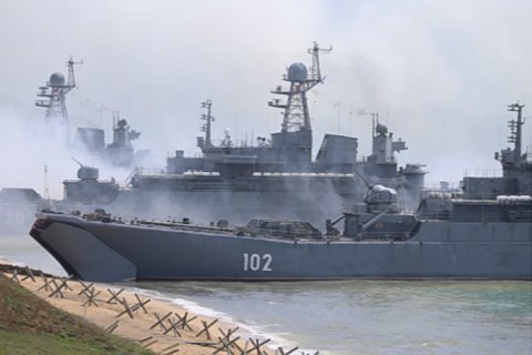 Россия провела военные учения в оккупированном Крыму 