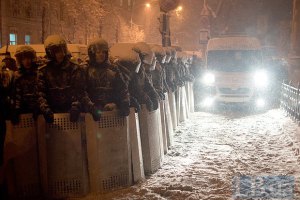 В Киеве правоохранители перекрыли движение по улице Прорезной