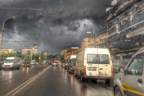 На Кишинев обрушилась стихия