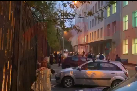 В московской больнице, где лечат от коронавируса, при пожаре погиб пациент