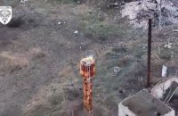 Бійці Гвардії наступу встановили український прапор в тилу ворога на ТОТ