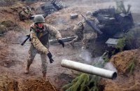 В ходе бригадных учений в Николаевской области загорелась боевая машина