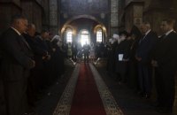 ​Главы крупнейших церквей вместе помолились за Украину в Софийском соборе