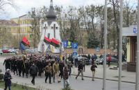 В Полтаве прошел митинг с требованием отставки руководства местной полиции